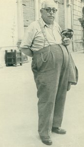 Don Calogero Vizzini (černobílá fotografie)