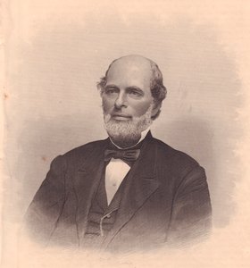 Portrét amerického politika George T Cobba (1813-1870), rytina FE Jones z dámského úložiště, Spojené státy americké, cca 1870 od John Ward Dunsmore