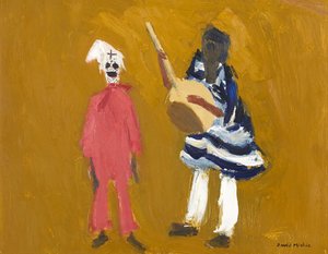 Hudebník a klaun, Le Grand Ballet de Senegal od David Alan Redpath Michie