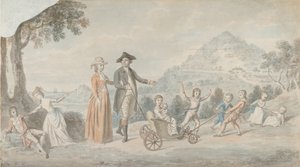 Rodina sira Jamese Huntera Blaira, 1. baronet 1741-1787, ca. 1785.