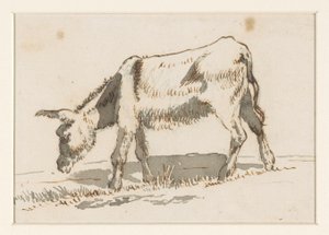 Pasoucí se osel, zleva od David Alphonse de Sandoz Rollin