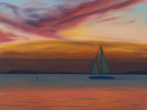 Život je jen sen, 2023 (olej na plátně) od David Arsenault