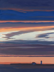 Race Point Finish, 2017 (olej na plátně) od David Arsenault