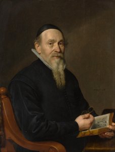 Portrét muže, možná botanika, 1641.