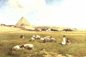 Arabské hejno poblíž Meny od David Bates