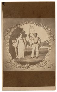 "Raději zemřít jako svobodný člověk, než žít jako otrok",c. 1864 (tisk) od David Bustill Bowser