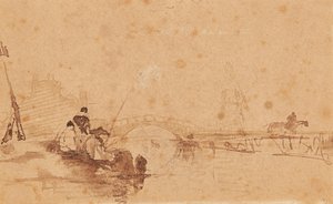 Vnesení úlovku (inkoust a mytí) od David Cox