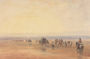 Přejezd přes Lancasterské písky od David Cox