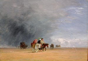 Crossing the Sands, 1848 od David Cox