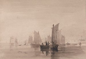 Rybolov u Hastingsu od David Cox