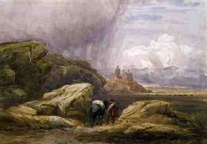 Hrad Harlech od David Cox
