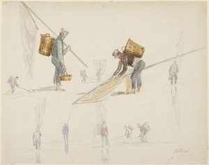 Studie o rybářích od David Cox