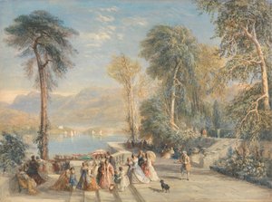 Windermere během regaty od David Cox