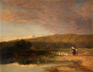 Večer, 1851-1853. od David Cox the elder