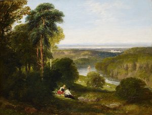 The Wyndcliffe, River Wye, 1842. od David Cox the elder
