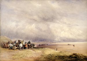 Ulverston Sands, 1835. od David Cox the elder