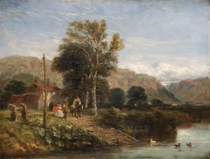 Čekání na trajekt, 1845. od David Cox the elder