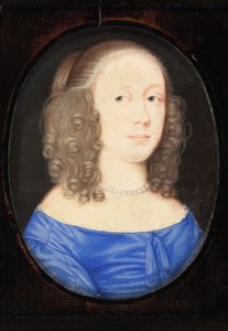 Dáma jménem Elizabeth Vere, hraběnka z Clare, 1653 (wc on vellum)