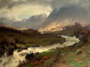 A Break in the Storm, Glen Lyon, Perthshire, Skotsko, 1891-92