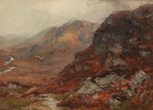 Highland Hills (olej na plátně)