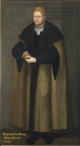 Sigismund I. Starší, král Polska a velkovévoda Litvy - Portrét Zikmunda I. Polska (1467-1548), Frumerie, David (1641-1677). olej na plátně od David Frumerie