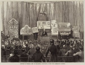 Přednáška pro pracující muže o ozdobném železářství v South Kensington Museum od David Henry Friston