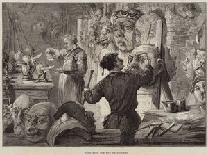Příprava na pantomimu od David Henry Friston