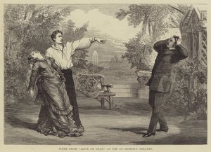 Scéna z živého nebo mrtvého, v divadle svatého Jiří od David Henry Friston