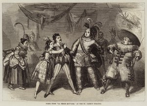 Scéna z La Belle Sauvage v divadle St James
