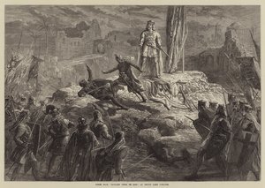 Scéna od Richarda Coeur de Lion, v divadle Drury Lane od David Henry Friston