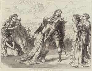Scéna ze Zlého světa v divadle Haymarket Theatre od David Henry Friston