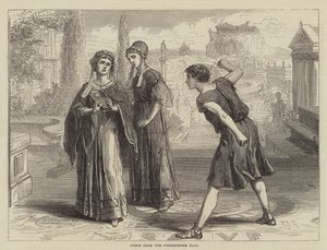 Scéna z Westminsterské hry od David Henry Friston