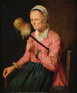 Žena s třásněmi