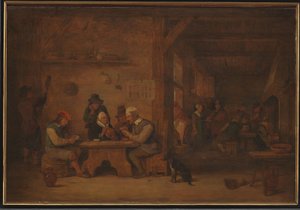 Interiér hostince od David I Teniers
