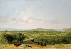 Pohled na Narragansett Bay, poblíž Warwick, Rhode Island od David Johnson