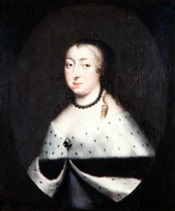 Hedvig Eleonora, královna vdova Švédska, kolem 1661 (olej na plátně) od David Klöcker Ehrenstrahl