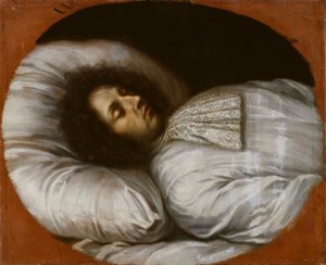 Karel XI. (1655–1697), švédský král a falckrabě ze Zweibrückenu, na smrtelné posteli, 1697 od David Klöcker Ehrenstrahl