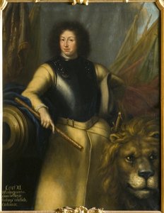 Karel XI., 1655–1697, švédský král a falckrabě ze Zweibrückenu od David Klöcker Ehrenstrahl