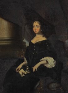 Portrét Hedvigy Eleonory Holštýnsko-Gottorpské (1636-1715) od David Klöcker Ehrenstrahl