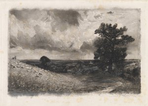 Poledne od David Lucas after John Constable