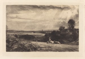 letní ráno od David Lucas after John Constable