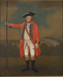 Portrét britského důstojníka pěchoty, c.1740-50