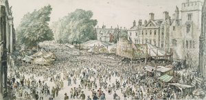 Veletrh St. Giles Fair, Oxford od David Muirhead Bone
