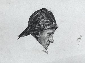 Studie pro zimní ražbu min u Islandu od David Muirhead Bone