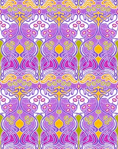 Beauclair Mauve, 2018 (kombinovaná digitální technika) od David Newton