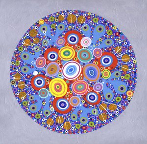 Mandala 1, 2016 (akryl na plátně)