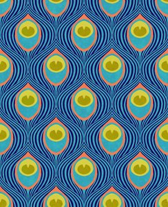 Peacock Cyan, 2019 (smíšená digitální technika) od David Newton