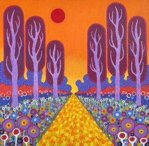 Cesta do Fauvesville, 2013 od David Newton