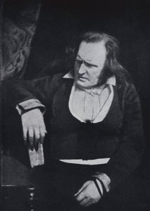 Autor profesor John Wilson (Christopher North) (č/b foto) od David Octavius (after) Hill