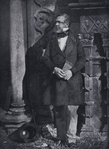 Malíř David Roberts, RSA (č/b foto) od David Octavius (after) Hill